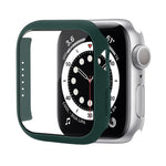 Custodia protettiva per PC antiurto con pellicola in vetro temperato, For Apple Watch Series 9 / 8 / 7 45mm