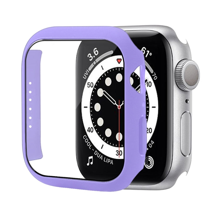 Custodia protettiva per PC antiurto con pellicola in vetro temperato, For Apple Watch Series 9 / 8 / 7 45mm
