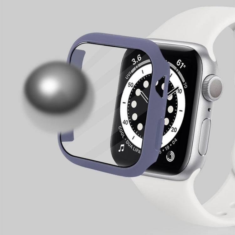 Custodia protettiva per PC antiurto con pellicola in vetro temperato, For Apple Watch Series 9 / 8 / 7 45mm