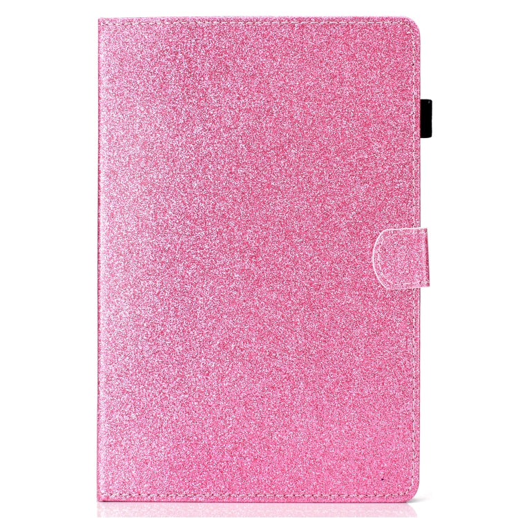 Custodia in pelle flip orizzontale con vernice glitterata in polvere con supporto e slot per schede, For Huawei MediaPad M6 8.4, For Huawei MediaPad M6 10.8, For Huawei MediaPad T3 7.0, For Huawei MediaPad T3 10.0