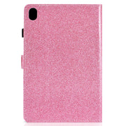 Custodia in pelle flip orizzontale con vernice glitterata in polvere con supporto e slot per schede, For Huawei MediaPad M6 8.4, For Huawei MediaPad M6 10.8, For Huawei MediaPad T3 7.0, For Huawei MediaPad T3 10.0