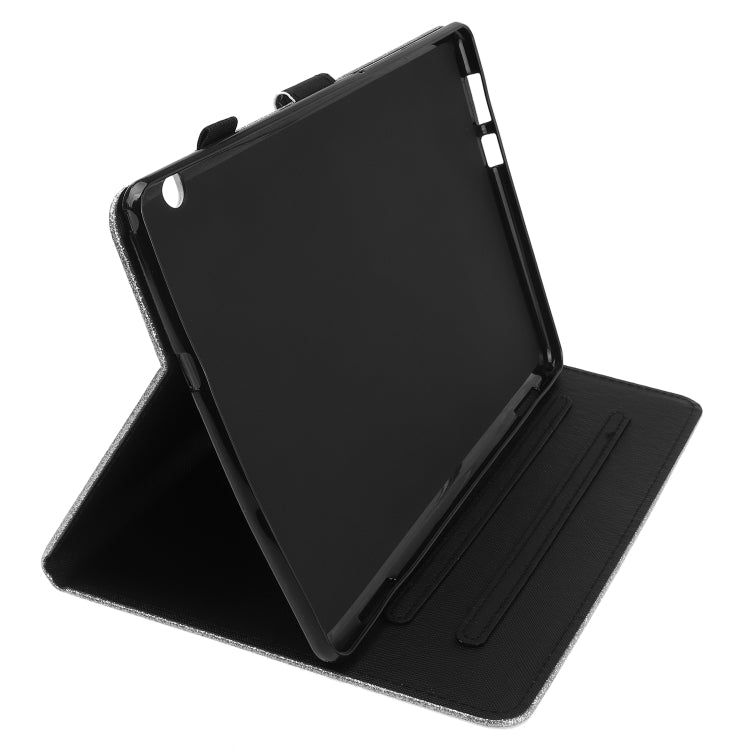 Custodia portafoglio in pelle glitterata per tablet