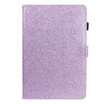 Custodia portafoglio in pelle glitterata per tablet