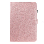 Custodia portafoglio in pelle glitterata per tablet