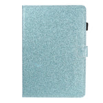 Custodia portafoglio in pelle glitterata per tablet