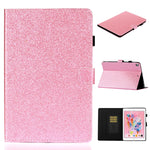Custodia portafoglio in pelle glitterata per tablet
