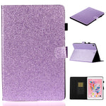Custodia portafoglio in pelle glitterata per tablet