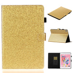 Custodia portafoglio in pelle glitterata per tablet