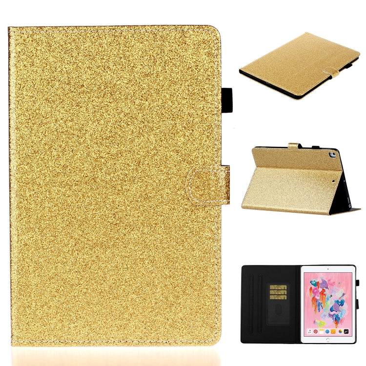 Custodia in pelle flip orizzontale con vernice glitterata in polvere con supporto e slot per schede, For Huawei MediaPad T5, For iPad 10.2 / 10.5, For iPad 2 / 3 / 4, For iPad Air / Air 2 / iPad 9.7