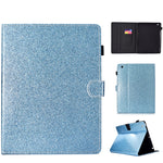 Custodia portafoglio in pelle glitterata per tablet