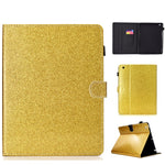 Custodia portafoglio in pelle glitterata per tablet