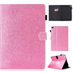 Custodia portafoglio in pelle glitterata per tablet