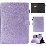 Custodia portafoglio in pelle glitterata per tablet