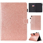 Custodia portafoglio in pelle glitterata per tablet