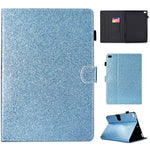 Custodia portafoglio in pelle glitterata per tablet