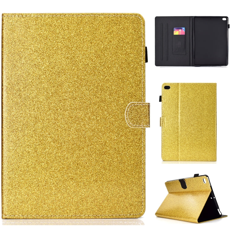 Custodia in pelle flip orizzontale con vernice glitterata in polvere con supporto e slot per schede, For Huawei MediaPad T5, For iPad 10.2 / 10.5, For iPad 2 / 3 / 4, For iPad Air / Air 2 / iPad 9.7