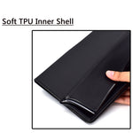 Custodia portafoglio in pelle per iPad Mini e Pro