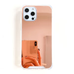 Custodia per telefono a specchio con placcatura di lusso a quattro gocce in TPU + acrilico, For iPhone 13 Pro Max, For iPhone 13 Pro, For iPhone 13, For iPhone 13 mini