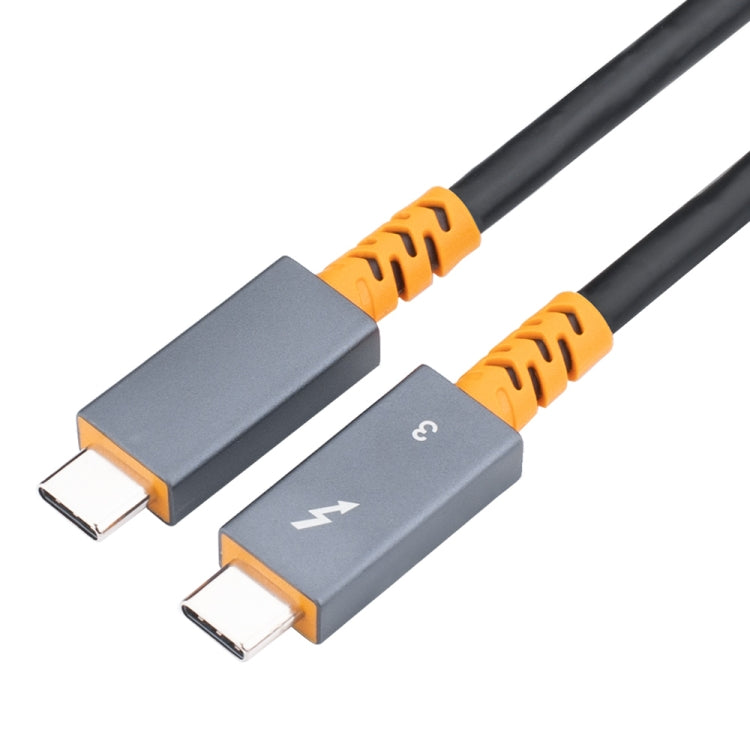 9046 100W USB-C / Type-C maschio a USB-C / Type-C maschio Cavo dati bicolore Cavo audio video 4K per Thunderbolt 3, 0.3m, 0.6m, 1m, 2m