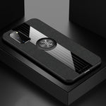 Custodia protettiva in TPU antiurto con tessuto per cuciture XINLI con supporto per anello, For Samsung Galaxy S20, For Samsung Galaxy S20 FE, For Samsung Galaxy S20+, For Samsung Galaxy S20 Ultra, For Samsung Galaxy S21 5G                             ...