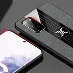Custodia protettiva in TPU antiurto con tessuto per cuciture XINLI con supporto per anello, For Samsung Galaxy S20, For Samsung Galaxy S20 FE, For Samsung Galaxy S20+, For Samsung Galaxy S20 Ultra, For Samsung Galaxy S21 5G                             ...