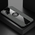 Custodia protettiva in TPU antiurto con tessuto per cuciture XINLI con supporto per anello, For Samsung Galaxy S20, For Samsung Galaxy S20 FE, For Samsung Galaxy S20+, For Samsung Galaxy S20 Ultra, For Samsung Galaxy S21 5G                             ...
