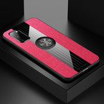 Custodia protettiva in TPU antiurto con tessuto per cuciture XINLI con supporto per anello, For Samsung Galaxy S20, For Samsung Galaxy S20 FE, For Samsung Galaxy S20+, For Samsung Galaxy S20 Ultra, For Samsung Galaxy S21 5G                             ...