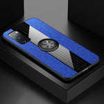 Custodia protettiva in TPU antiurto con tessuto per cuciture XINLI con supporto per anello, For Samsung Galaxy S20, For Samsung Galaxy S20 FE, For Samsung Galaxy S20+, For Samsung Galaxy S20 Ultra, For Samsung Galaxy S21 5G                             ...