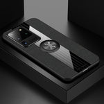 Custodia protettiva in TPU antiurto con tessuto per cuciture XINLI con supporto per anello, For Samsung Galaxy S20, For Samsung Galaxy S20 FE, For Samsung Galaxy S20+, For Samsung Galaxy S20 Ultra, For Samsung Galaxy S21 5G                             ...