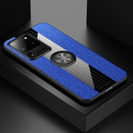Custodia protettiva in TPU antiurto con tessuto per cuciture XINLI con supporto per anello, For Samsung Galaxy S20, For Samsung Galaxy S20 FE, For Samsung Galaxy S20+, For Samsung Galaxy S20 Ultra, For Samsung Galaxy S21 5G                             ...