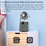 Altoparlante doppia sveglia Bluetooth wireless SOAIY K8 con piccola ventola