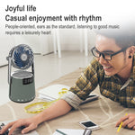Altoparlante doppia sveglia Bluetooth wireless SOAIY K8 con piccola ventola