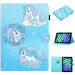 Custodia portafoglio in pelle con supporto per iPad mini 2024 e m