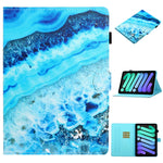 Custodia portafoglio in pelle con supporto per iPad mini 2024 e m