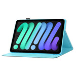 Custodia portafoglio in pelle con supporto per iPad mini 2024 e m
