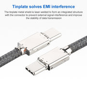 Cavo dati completo da USB-C/tipo-C maschio a USB-C/tipo-C maschio da 100 W con marchio E, 0.5m, 1m, 1.5m, 2m
