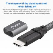 Cavo dati completo da USB-C/tipo-C maschio a USB-C/tipo-C maschio da 100 W con marchio E, 0.5m, 1m, 1.5m, 2m