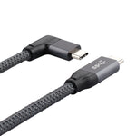 Cavo USB-C 100W a gomito con trasmissione dati e video