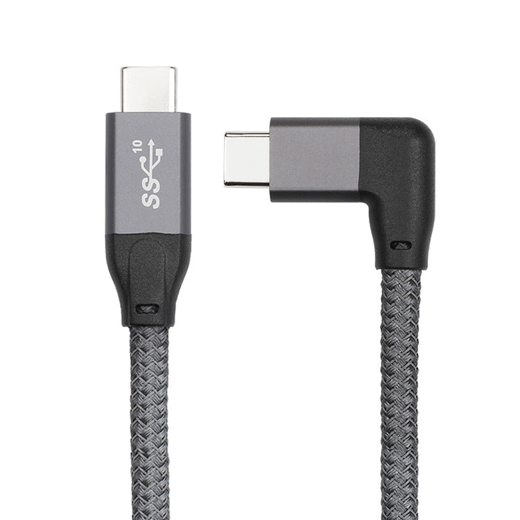 Cavo USB-C 100W a gomito con trasmissione dati e video