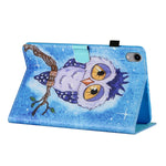 Custodia in pelle flip orizzontale con cuciture a disegno colorato con supporto e slot per schede e funzione Sleep / Wake-up, For iPad mini 2024 / mini 6