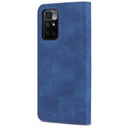 AZNS Skin Feel Calf Texture Custodia in pelle con apertura orizzontale con slot per carte, supporto e portafoglio, For Xiaomi Redmi 10