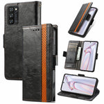 CustodiaNeo Business Custodia in pelle PU con doppia fibbia magnetica con giunzione orizzontale con supporto, slot per carte e portafoglio, For Blackview A100, For Infinix Note 10 Pro, For Oukitel C21 Pro, For OPPO Realme GT Master