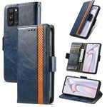 CustodiaNeo Business Custodia in pelle PU con doppia fibbia magnetica con giunzione orizzontale con supporto, slot per carte e portafoglio, For Blackview A100, For Infinix Note 10 Pro, For Oukitel C21 Pro, For OPPO Realme GT Master