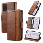 CustodiaNeo Business Custodia in pelle PU con doppia fibbia magnetica con giunzione orizzontale con supporto, slot per carte e portafoglio, For Blackview A100, For Infinix Note 10 Pro, For Oukitel C21 Pro, For OPPO Realme GT Master