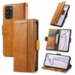 CustodiaNeo Business Custodia in pelle PU con doppia fibbia magnetica con giunzione orizzontale con supporto, slot per carte e portafoglio, For Blackview A100, For Infinix Note 10 Pro, For Oukitel C21 Pro, For OPPO Realme GT Master