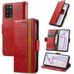 CustodiaNeo Business Custodia in pelle PU con doppia fibbia magnetica con giunzione orizzontale con supporto, slot per carte e portafoglio, For Blackview A100, For Infinix Note 10 Pro, For Oukitel C21 Pro, For OPPO Realme GT Master