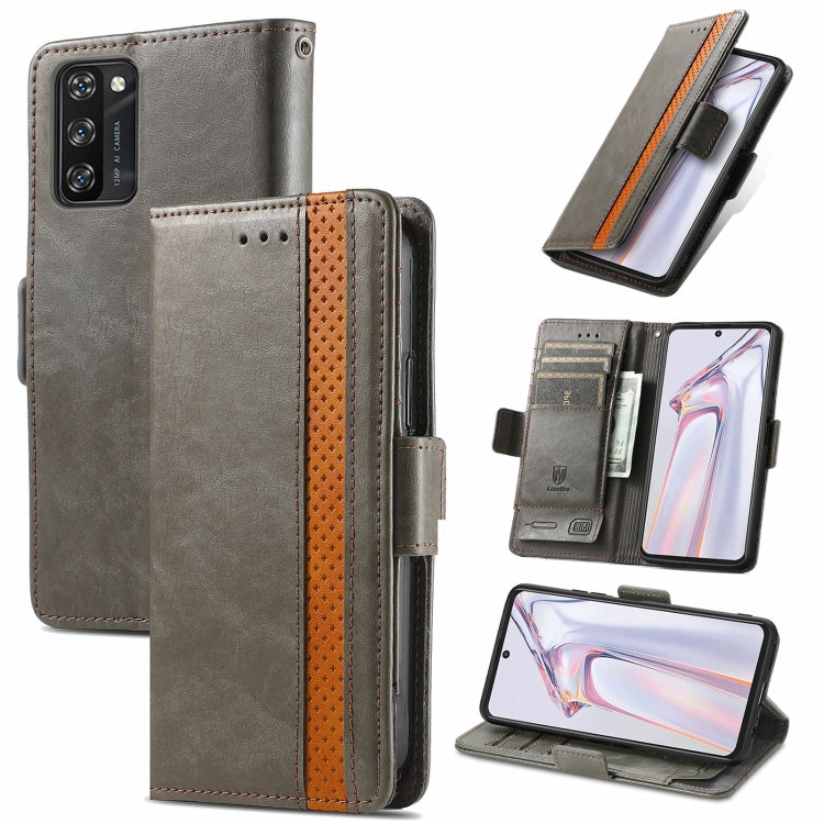 CustodiaNeo Business Custodia in pelle PU con doppia fibbia magnetica con giunzione orizzontale con supporto, slot per carte e portafoglio, For Blackview A100, For Infinix Note 10 Pro, For Oukitel C21 Pro, For OPPO Realme GT Master