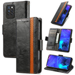 CustodiaNeo Business Custodia in pelle PU con doppia fibbia magnetica con giunzione orizzontale con supporto, slot per carte e portafoglio, For Blackview A100, For Infinix Note 10 Pro, For Oukitel C21 Pro, For OPPO Realme GT Master