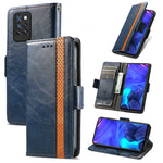 CustodiaNeo Business Custodia in pelle PU con doppia fibbia magnetica con giunzione orizzontale con supporto, slot per carte e portafoglio, For Blackview A100, For Infinix Note 10 Pro, For Oukitel C21 Pro, For OPPO Realme GT Master