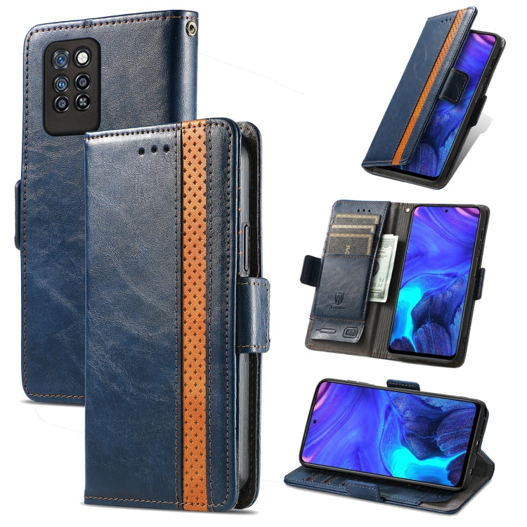 CustodiaNeo Business Custodia in pelle PU con doppia fibbia magnetica con giunzione orizzontale con supporto, slot per carte e portafoglio, For Blackview A100, For Infinix Note 10 Pro, For Oukitel C21 Pro, For OPPO Realme GT Master